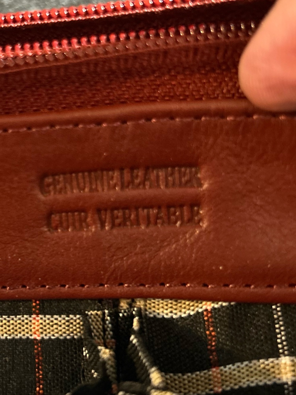 Rectangular oversized wallet purse - Picture 7 of 12